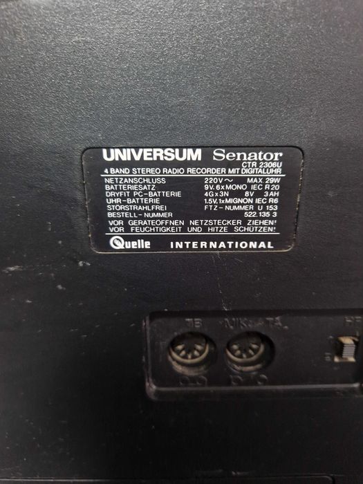 Radiomagnetofon  Universum Senator