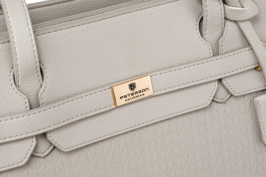 stylowa torebka damska z odpinanym paskiem - peterson