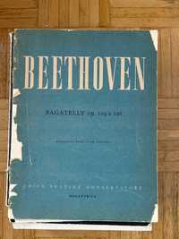 Beethoven Bagatele op. 119 do 126 nuty na fortepian