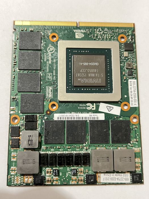 Відеокарта для ноутбуку NVIDIA Tesla m6 8Gb