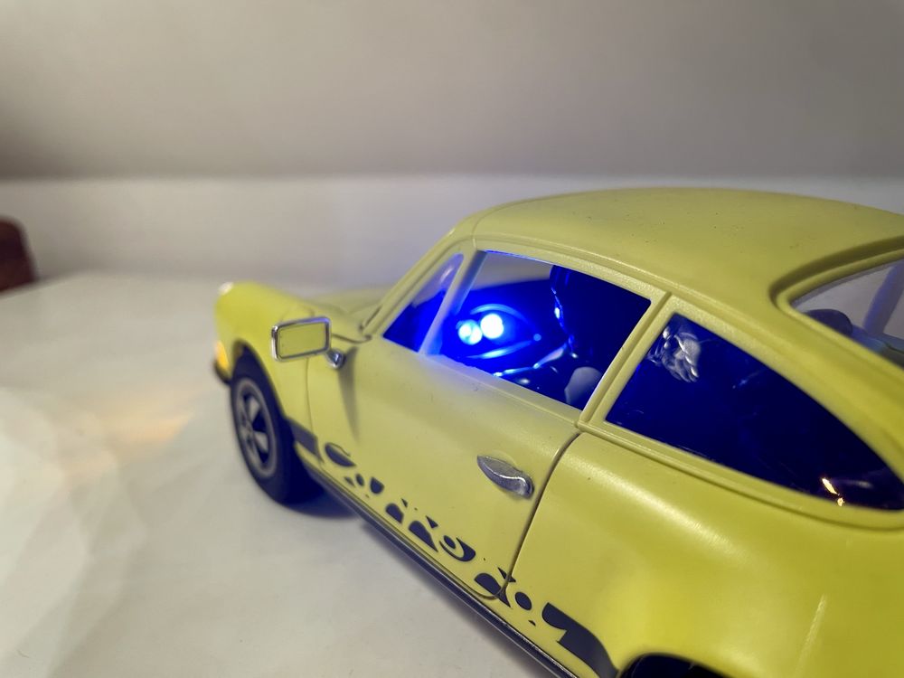 Auto Playmobil 70923 Porsche 911 Carrera RS swiatla custom