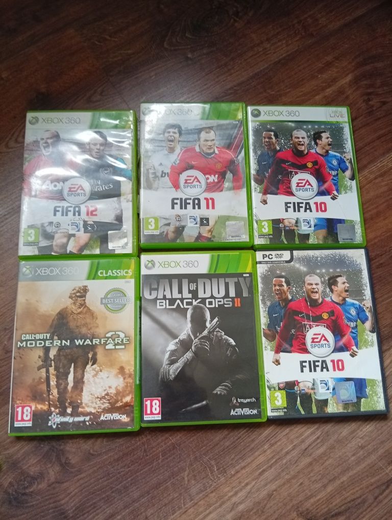 3 pady Sony PlayStation,zestaw gier Xbox 360