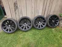 Felgi aluminiowe BMW 5x120r19 BMW E91 +opony całosezonowe 6.5mm 235/35