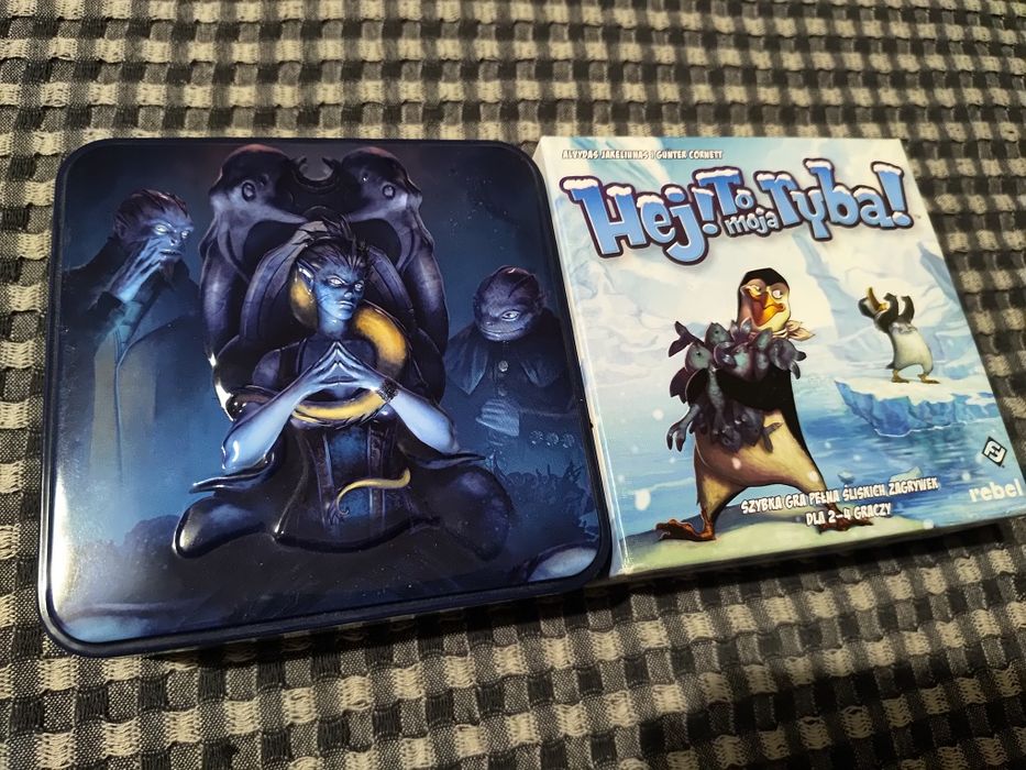 Zestaw gier: Hej To Moja Ryba i Konspiracja (karty w koszulkach)