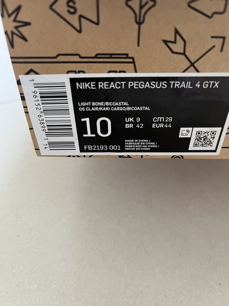 Кроссовки Nike React Pegasus trail 4GTX