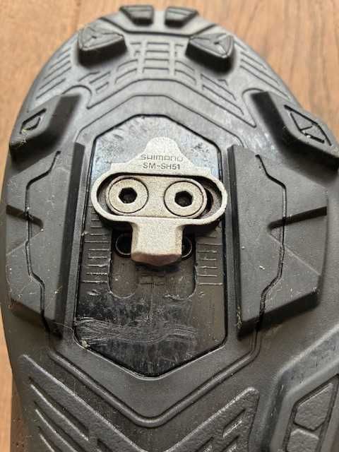 Buty Rowerowe MTB SPD SHIMANO XC3 XC300 Czarne 46 z blokami