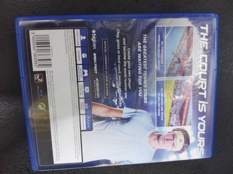 Tennis World Tour PS4 Polskie napisy są w grze