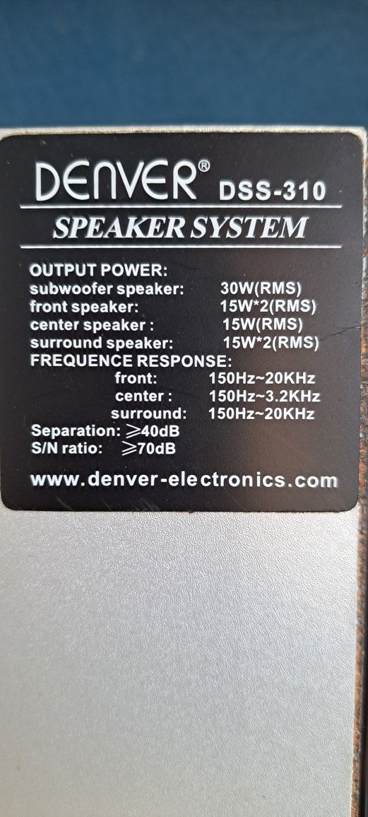 Sistema Som Denver