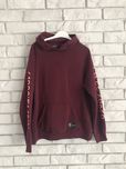 Bluza nike hoodie bordo z kapturem kangurka
