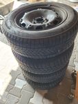4x kola felgi 14 z oponami Firestone Winterhawk 3 185/60 R14 i kołpaki