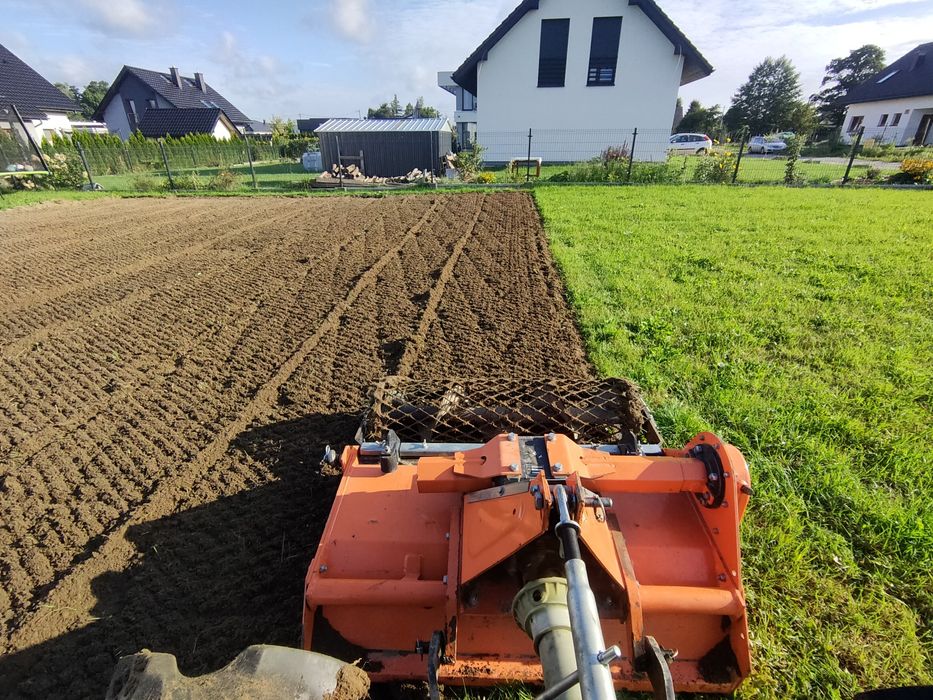 Usługi glebogryzarką separacyjną, zakładanie trawników, arecja