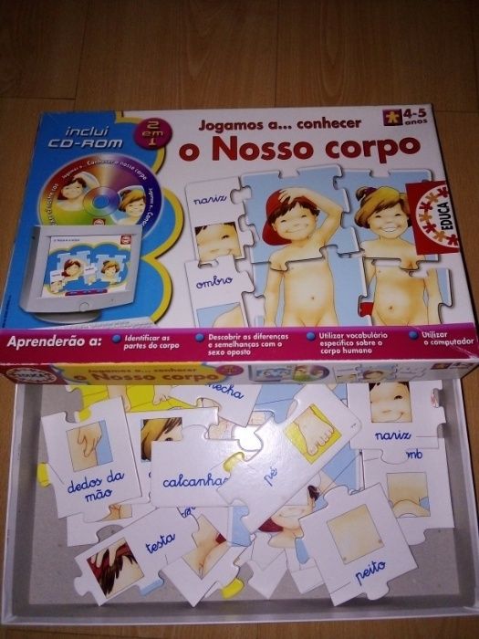 Diversos jogos educativos para crianças