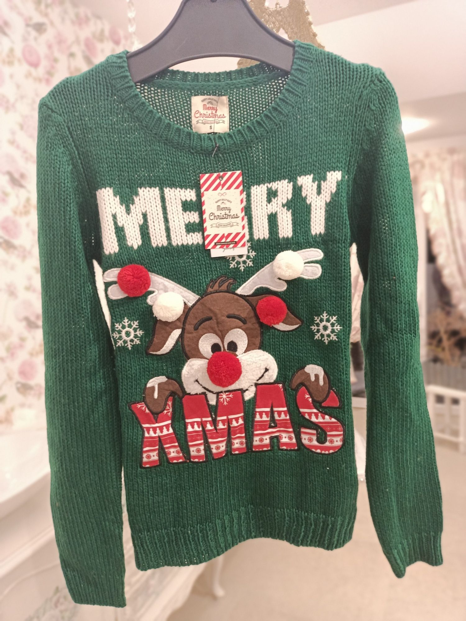 Świąteczny sweter XS i S