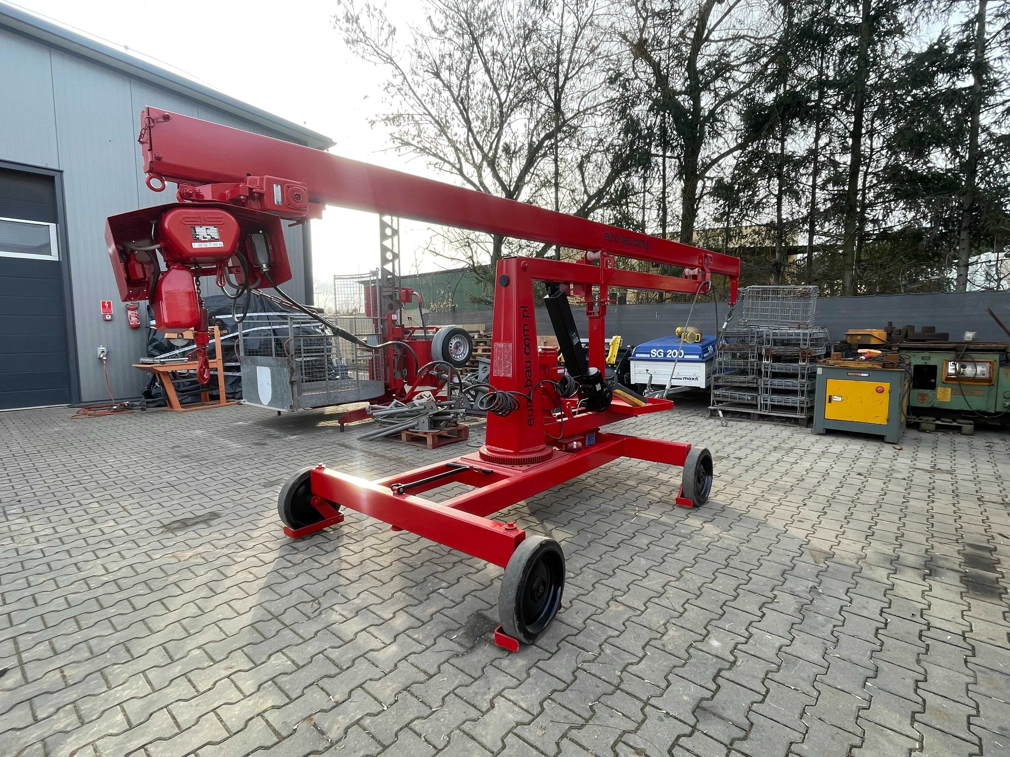 Dźwig Steinweg Bocker MK-300/5 Minikran żuraw wciągarka silki bloczków