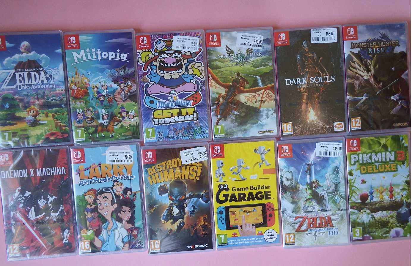 Kutno GRY Nintendo SWITCH MARIO ZELDA Monster Hunter INNE