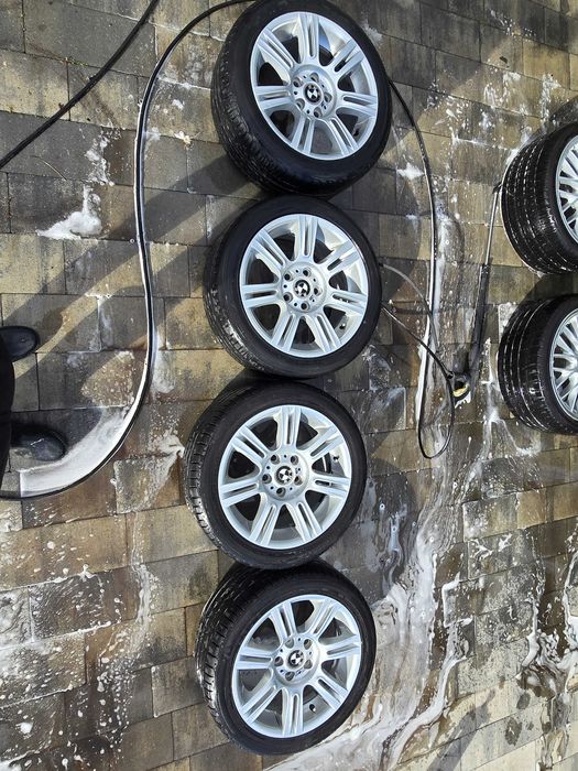 koła felgi bmw 17''  5x120 m-pakiet dwie szerokości z oponami