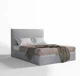 Cama Lisa completa (com estrado e colchão)