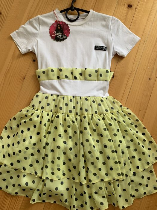 Дитяче плаття в горошок