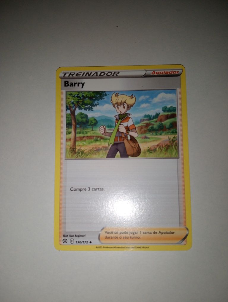 Carta de Pokémon do Barry
