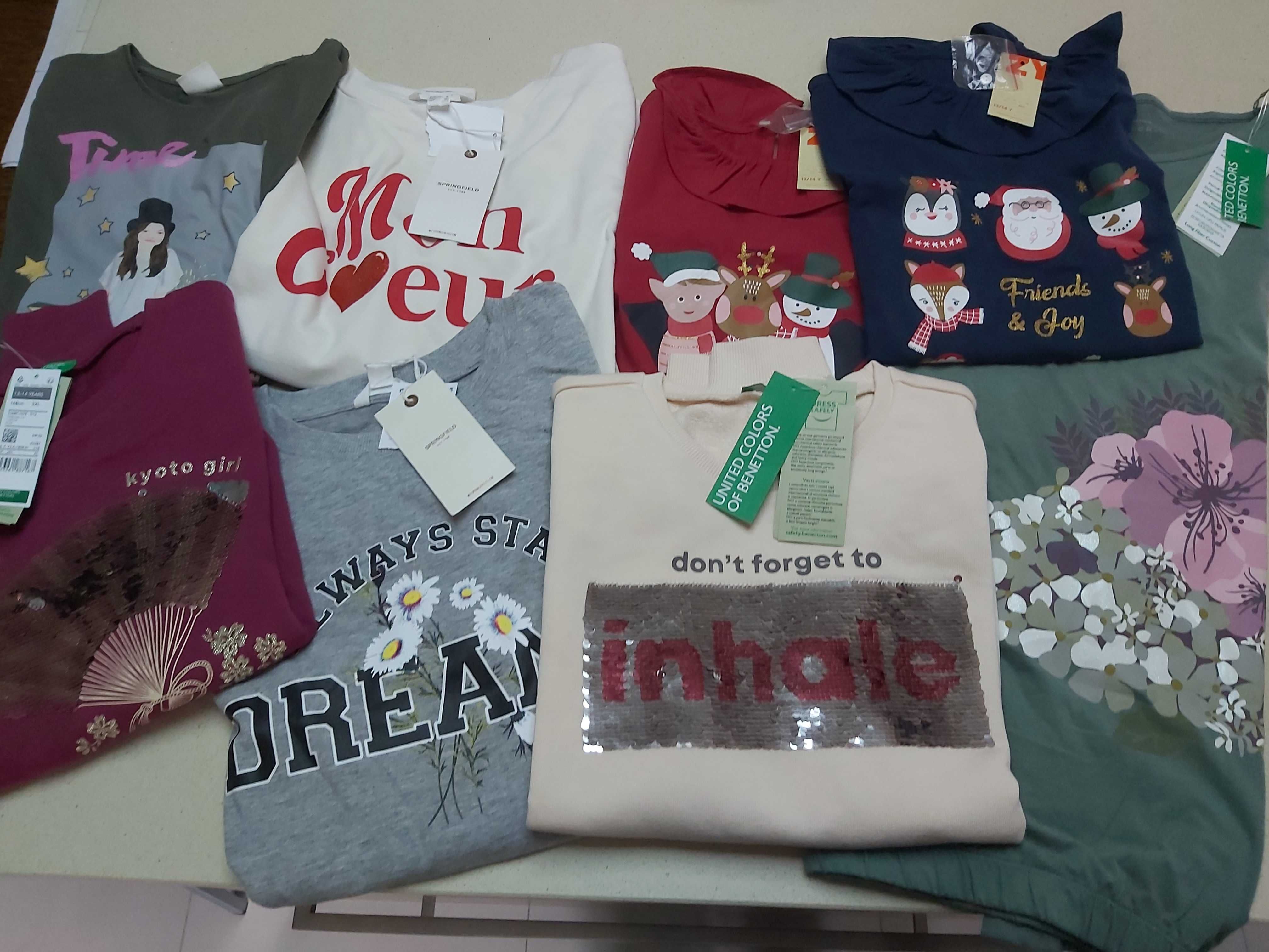 Sweats novas com etiqueta para menina TAM 13-14 anos 4€ cada peça