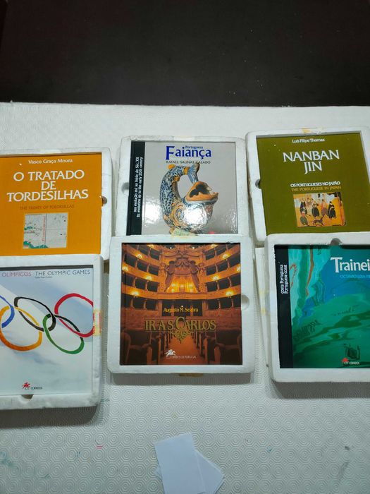 6 livros de selos dos correios NOVOS