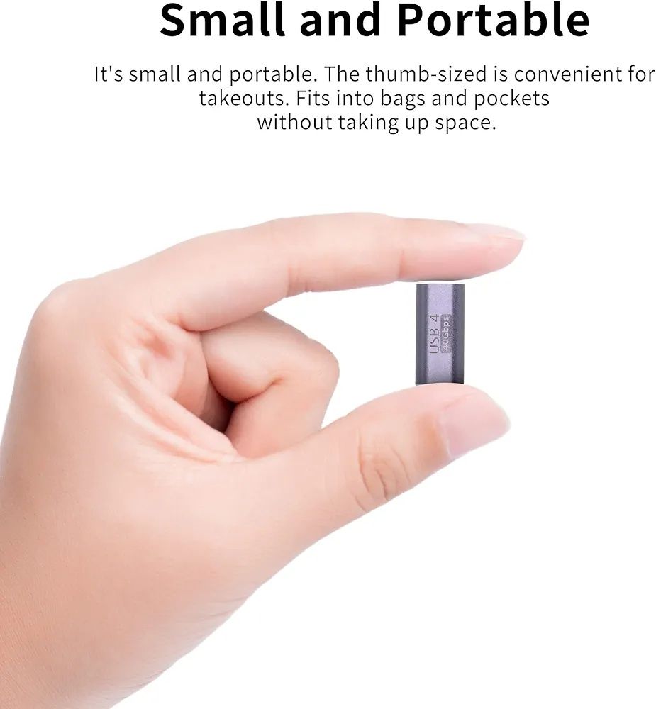 Złącze usb c qiarenon usb 4 40 gbps 2szt.