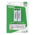 TCBEST bateria akumulatorowa R6 (AA) 950 mAh z gniazdem Typ C