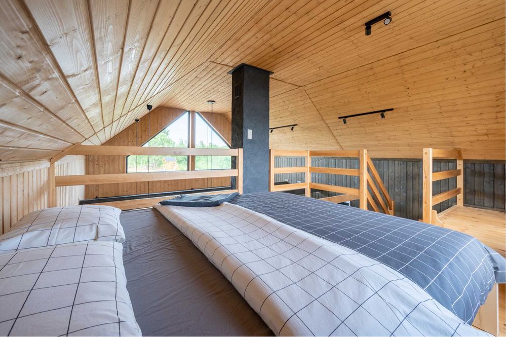 Domek z prywatną balią/ jacuzzi nad morzem