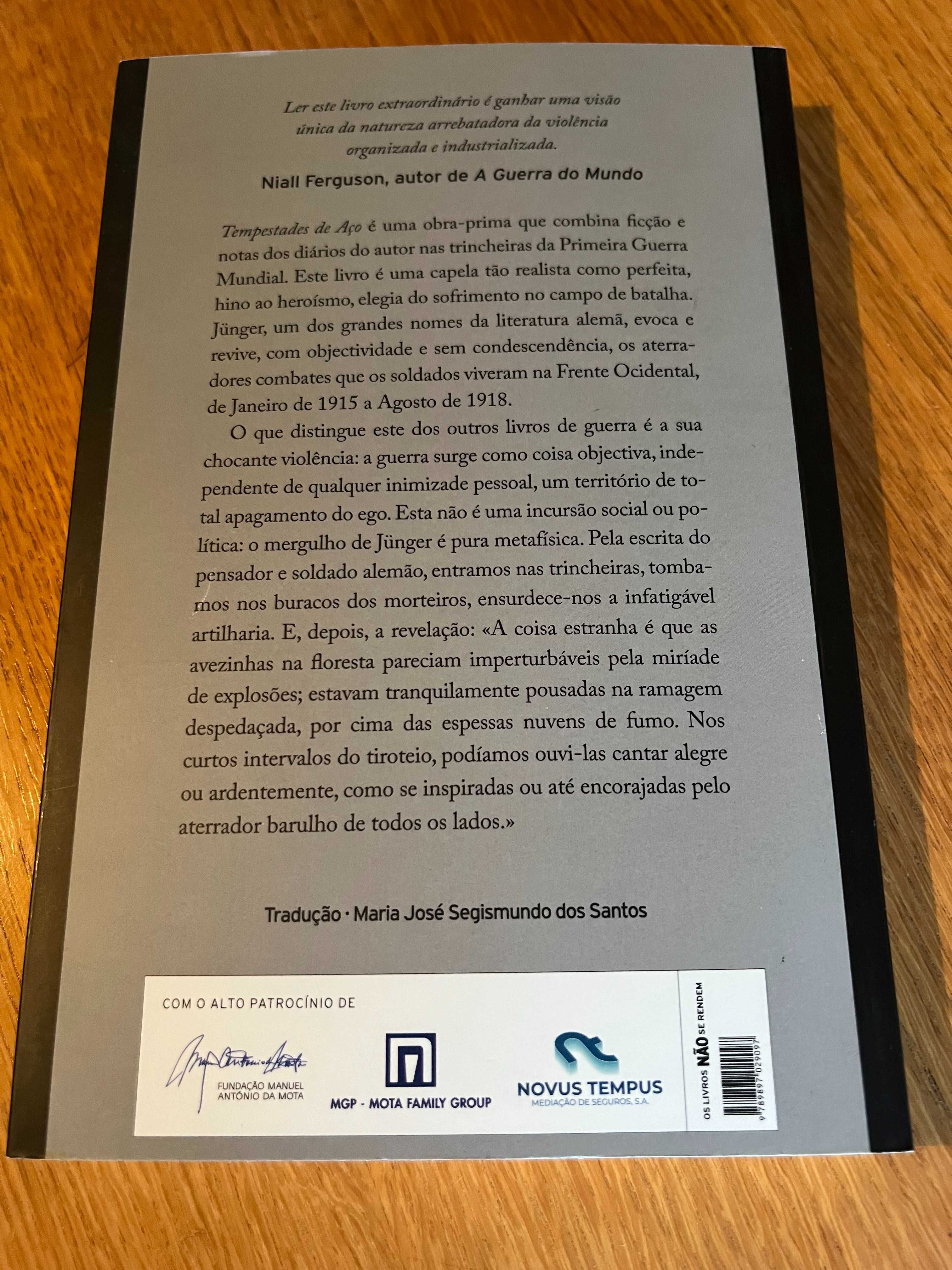 Tempestades de Aço       ERNST JUNGER
