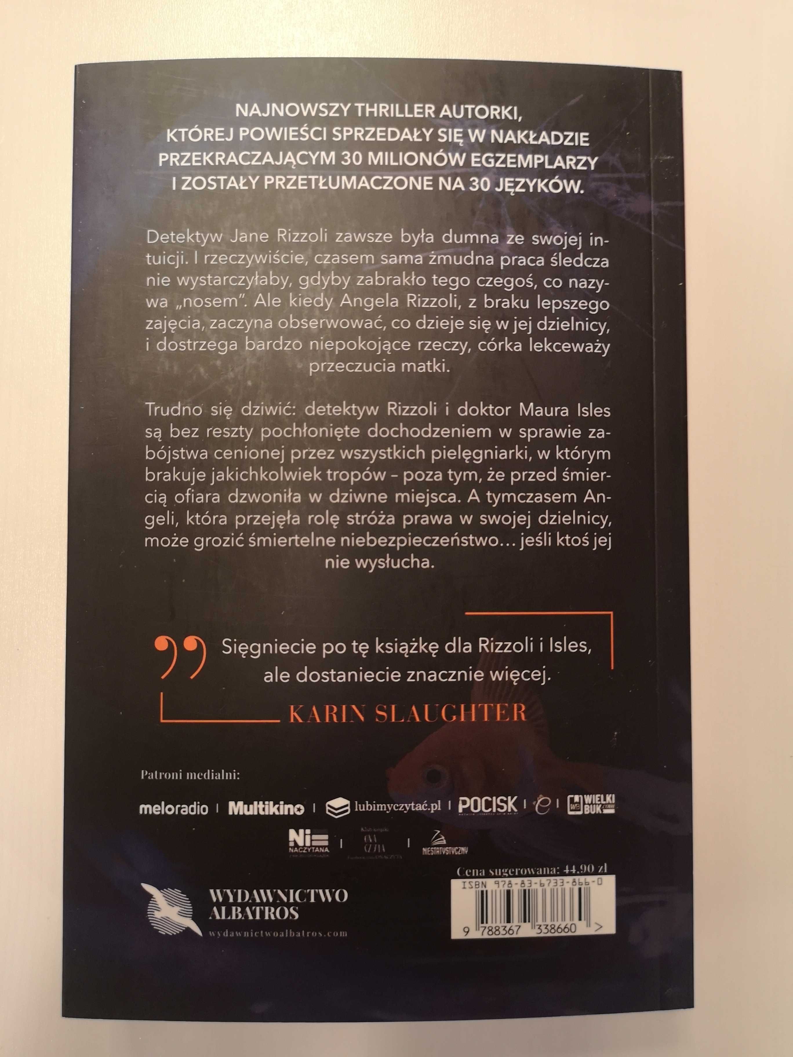 [nowa] książka "Wysłuchaj mnie" Tess Gerritsen, seria  Rizzoli i Isles