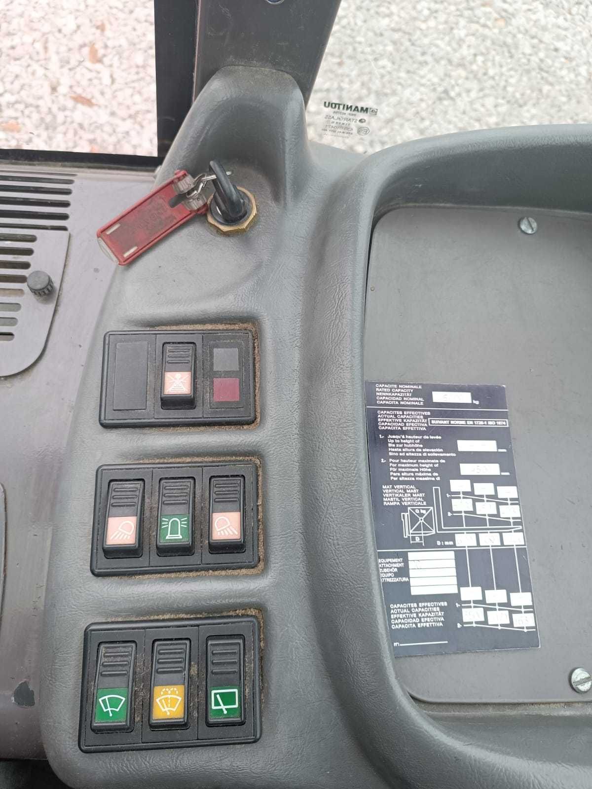 Wózek widłowy MANITOU MI 60H widły + chwytaki , bardzo dobry stan !