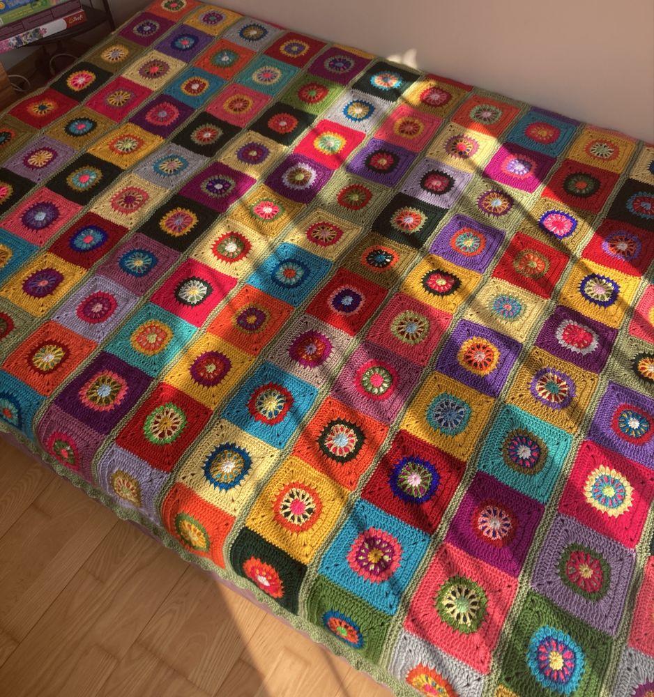 Narzuta hand made, szydelko bajkowe klimaty