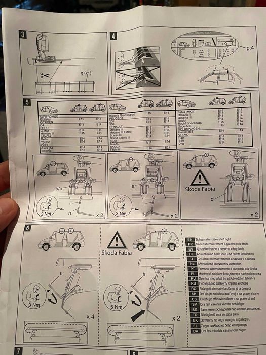 Bagażnik dachowy baza AMC 5122 Mont Blanc z belkami aluminiowymi AERO