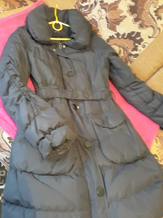 Пуховик пальто куртка  плащ парка черного цвета