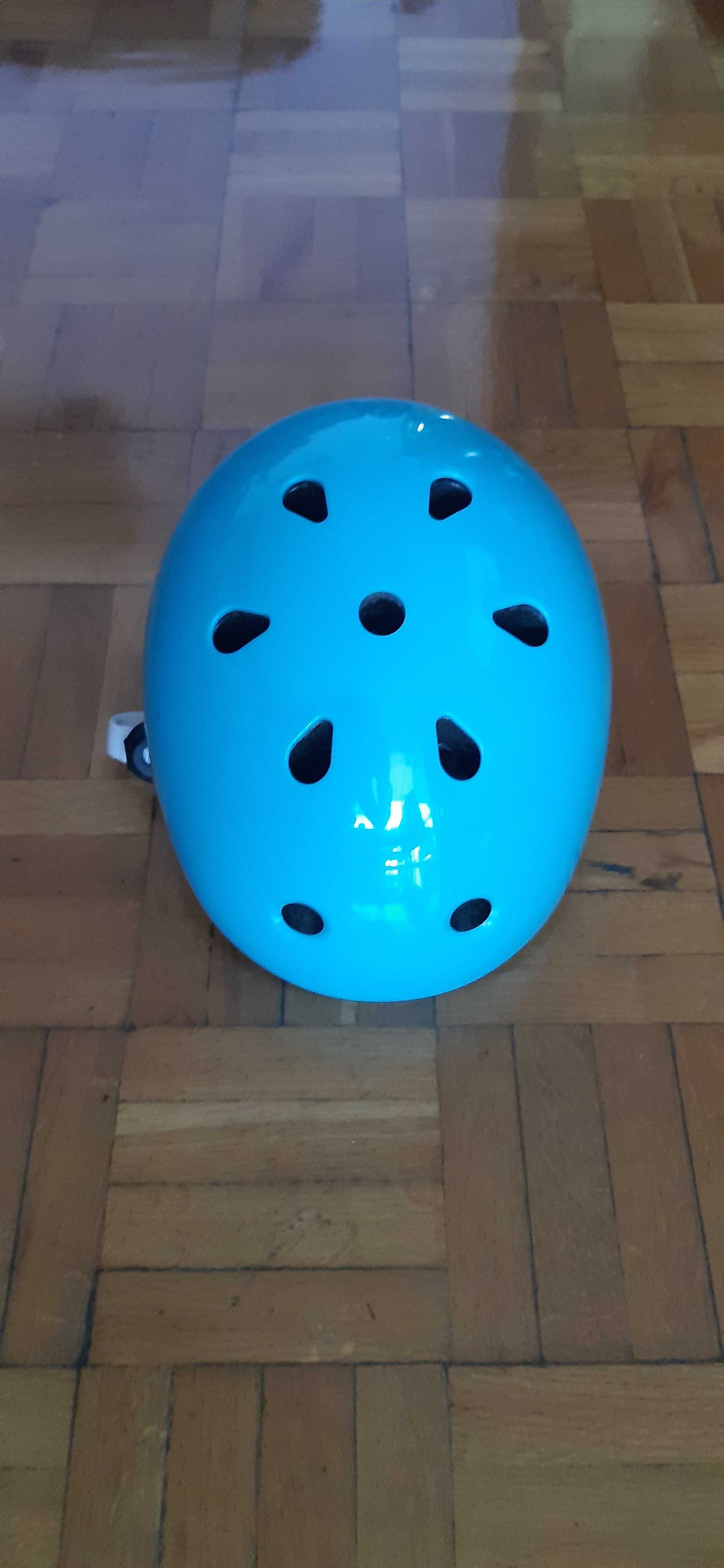 Kask na rolki, deskorolkę, hulajnogę Oxelo / cyjanowy