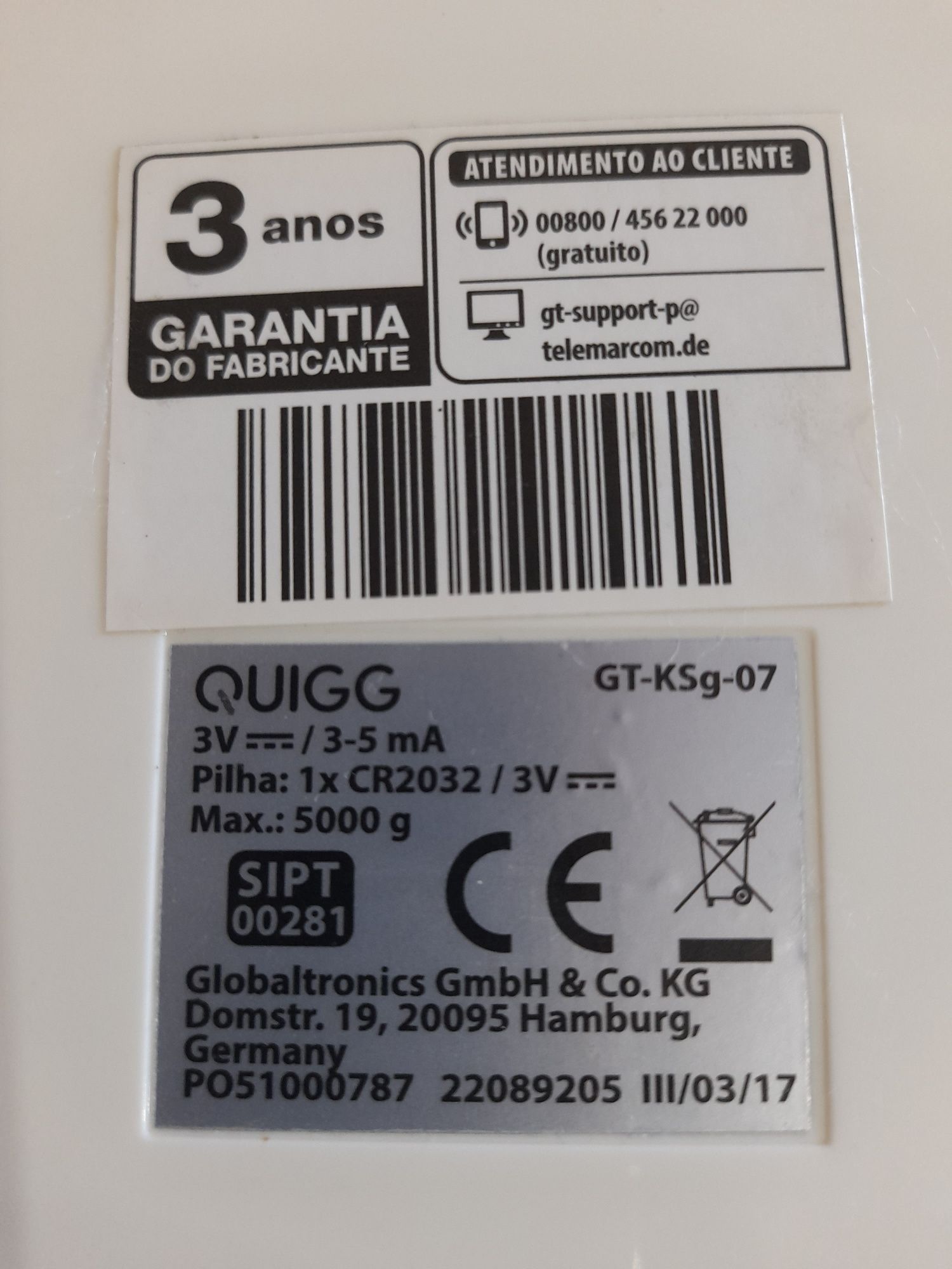 Balança digital de cozinha