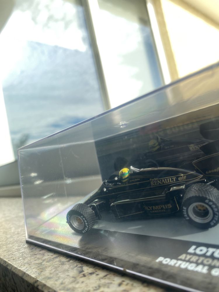 carro formula 1 miniatura - Ayrton Senna Lotus