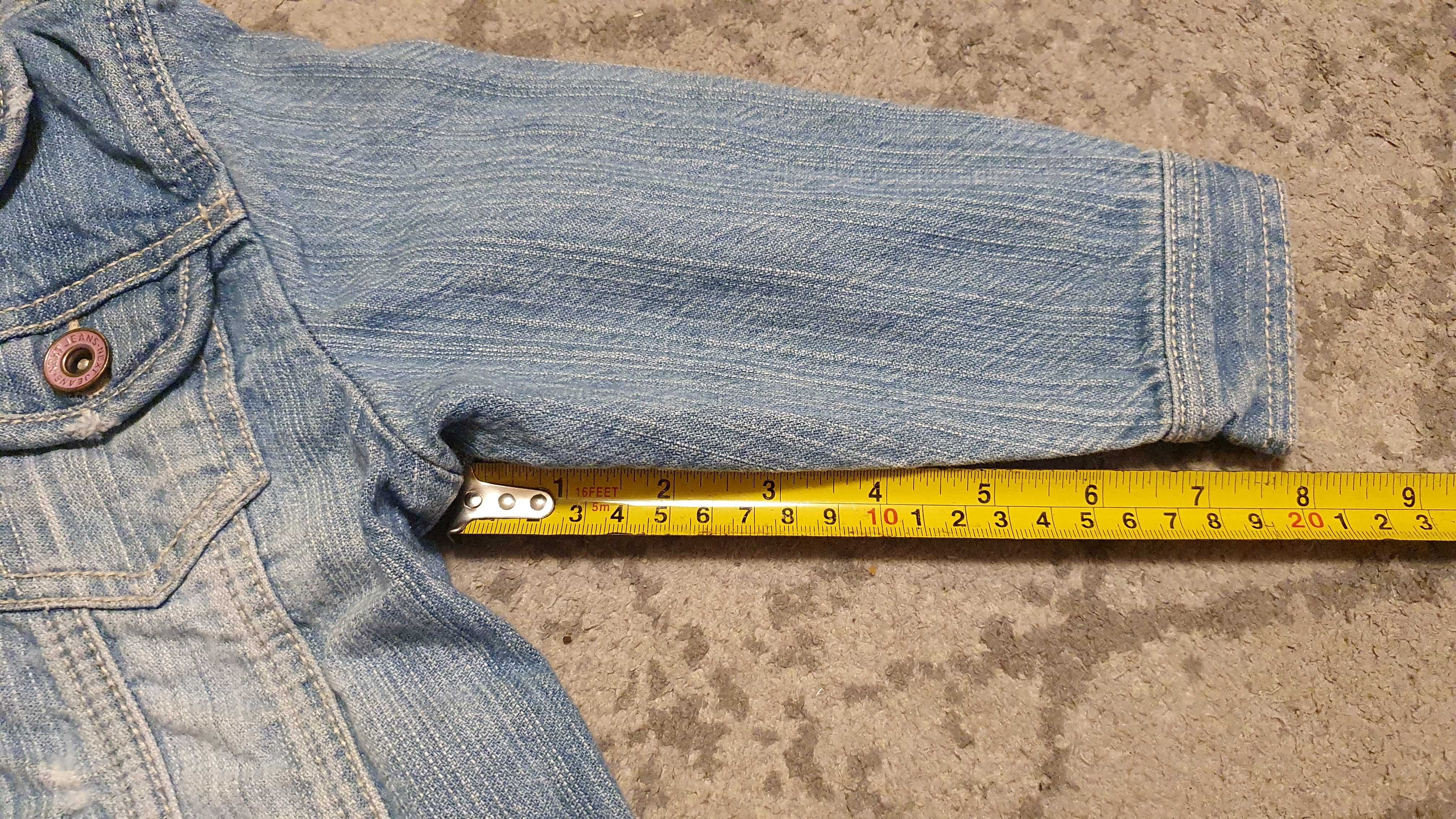 Kurtka jeans rozm 86 / 92