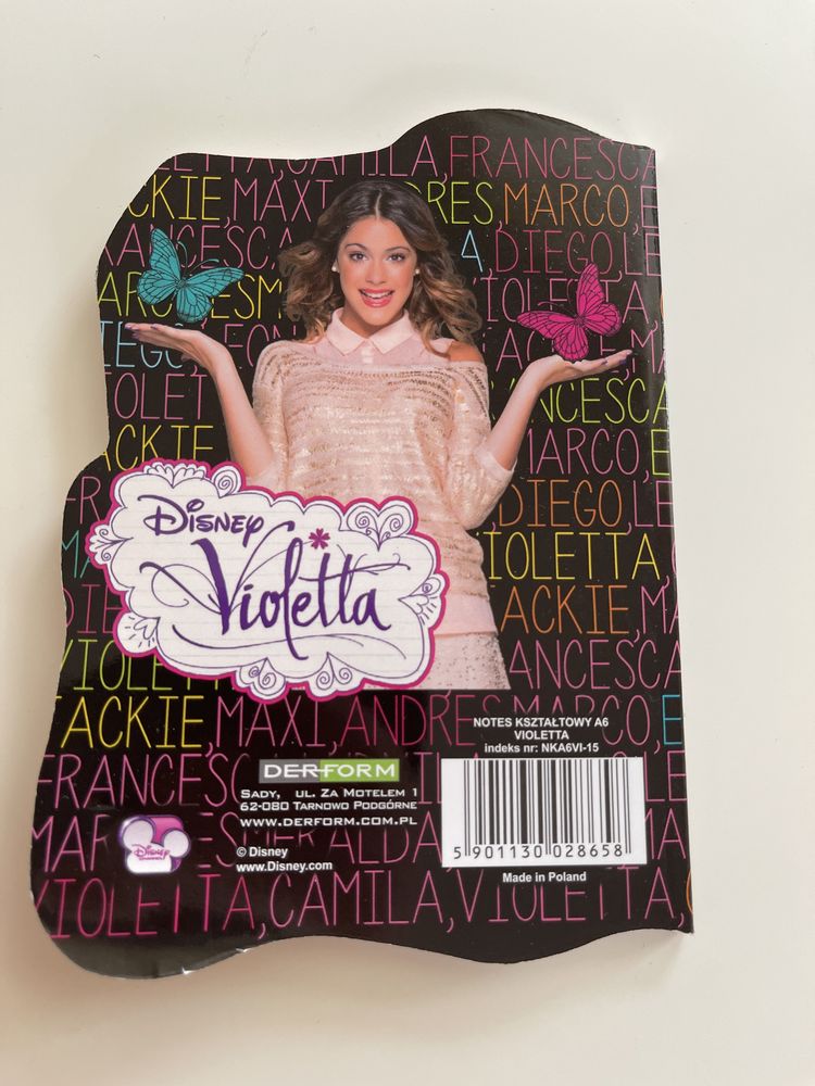 Notes Notesik Disney Violetta  nowy A6