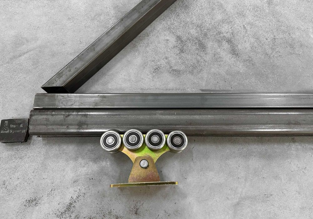 Комплект воріт звари сам з хвірткою, Відкатні ворота, Здвижні ворота