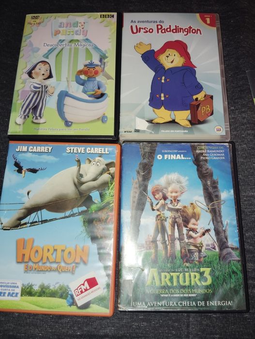 DVDs Infantis Usados