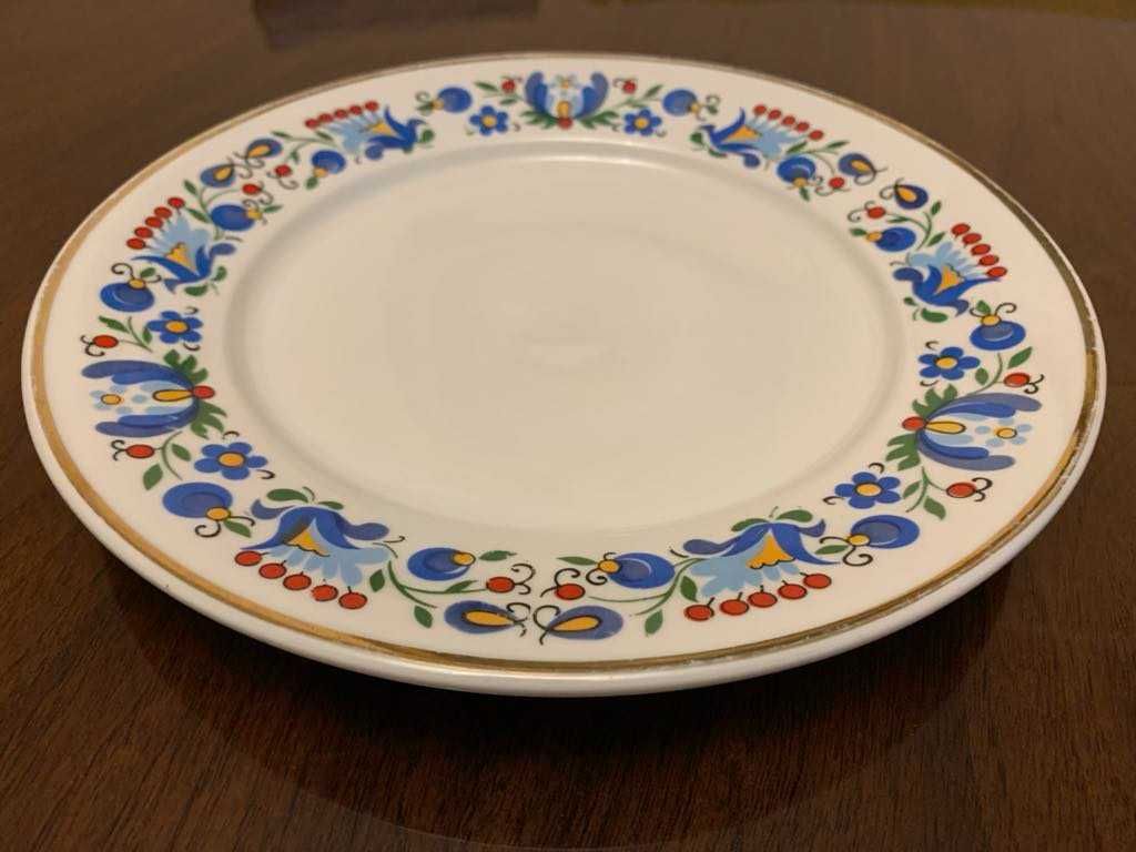 porcelanowe talerze Lubliana, Chodzierz, folklor kaszubski - ostatnie