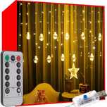 Lampki świąteczne Kule Ledowe 108LED USB ciepły biały