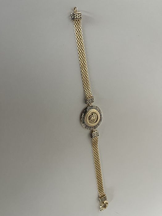 złota damska bransoletka versace super cena złoto 14k 585