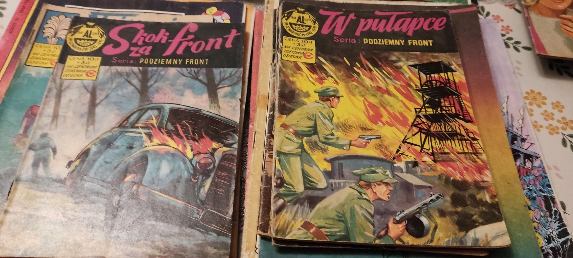 Podziemny front komiksy 6szt