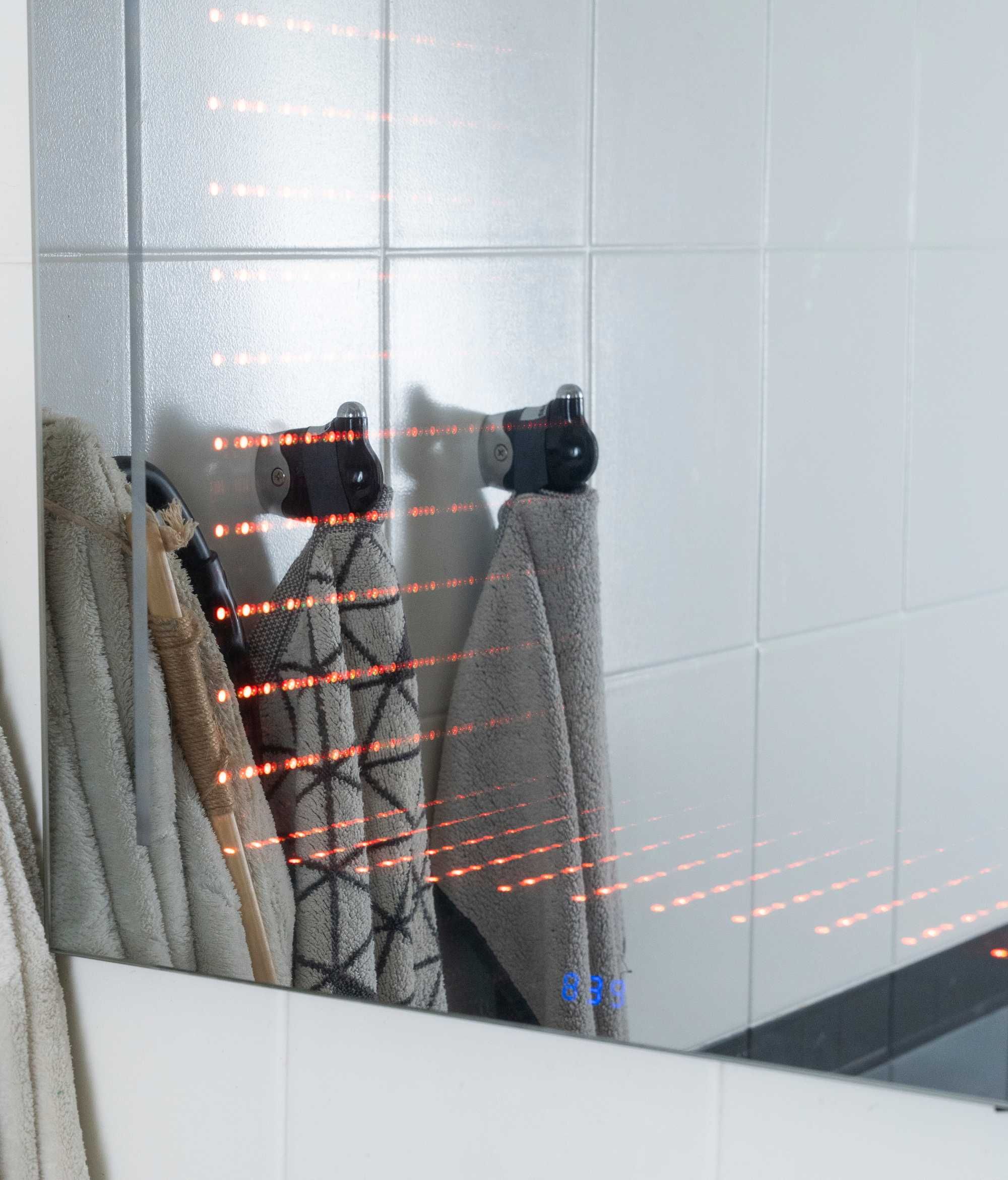 Mega okazja! Komplet mebli łazienkowych z lustrem 3D oraz umywalką