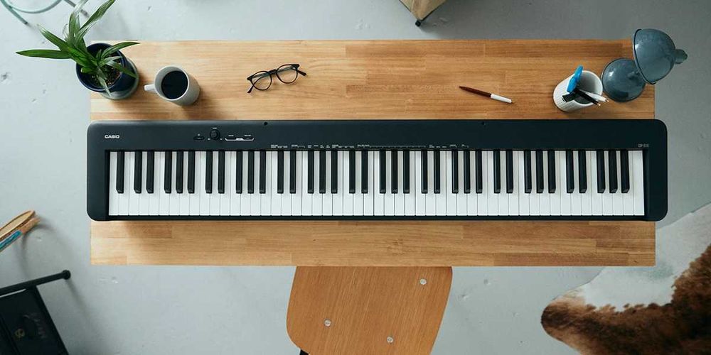 CASIO CDP-S110 CZARNE PIANINO +Statyw + Ławka + Słuchawki | ZESTAW