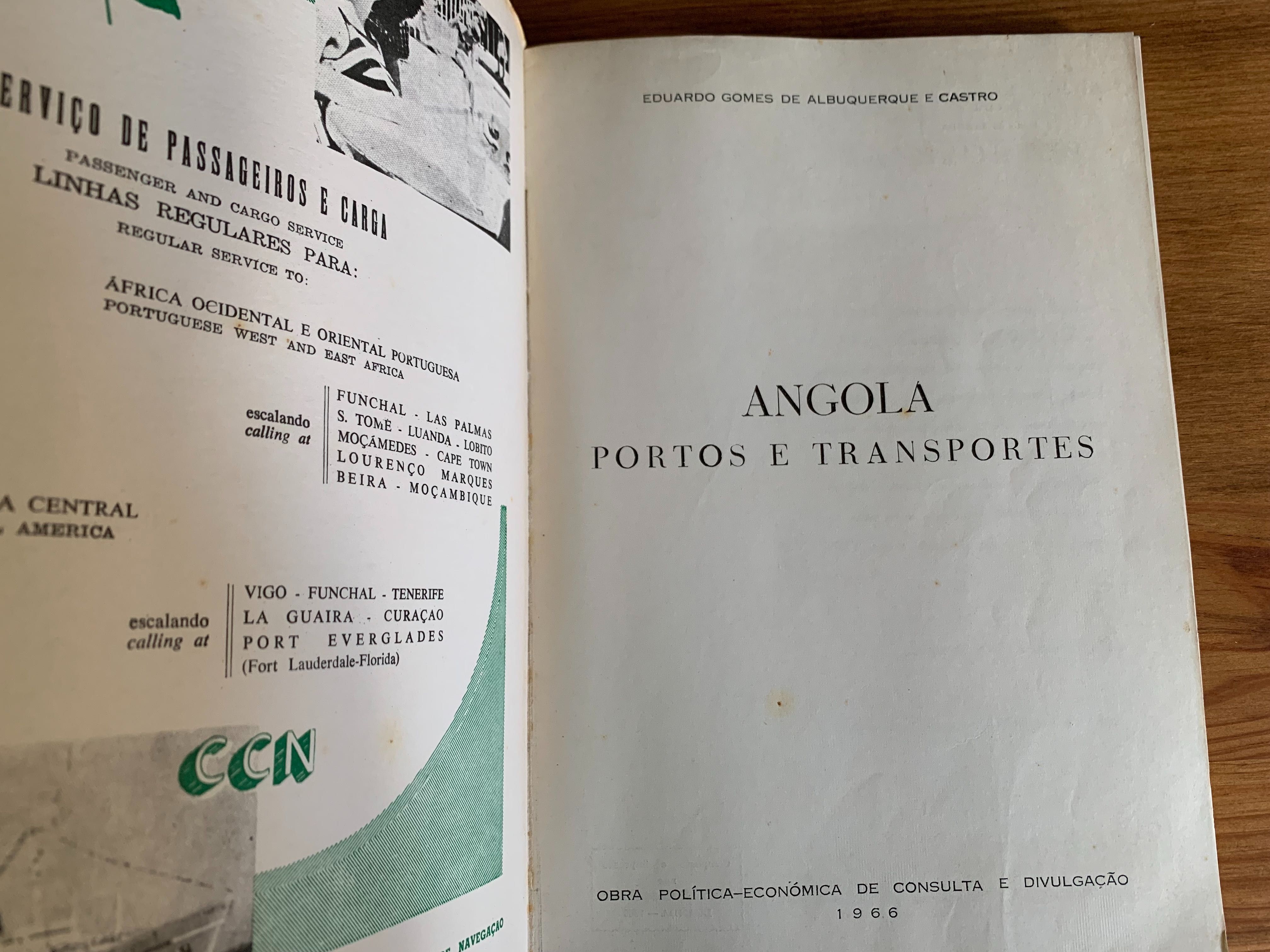 Angola: Portos e Transportes - 1966