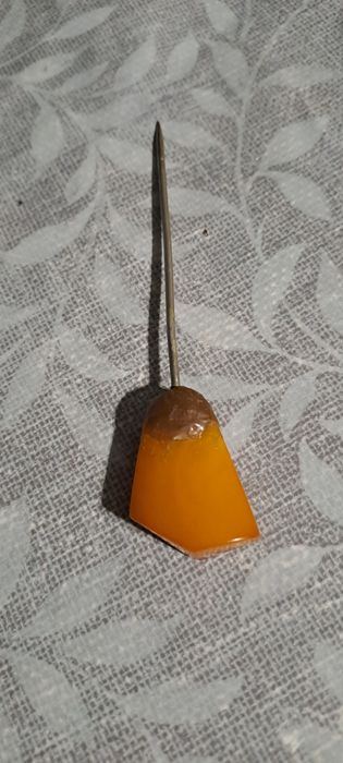 Янтарь,бурштын,винтаж кулон сердце серебро875 проба