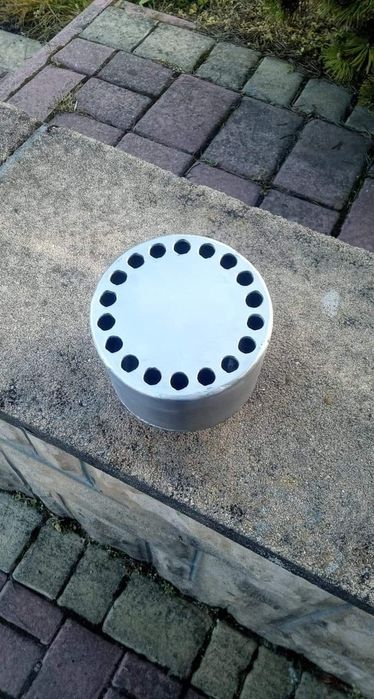 Tłumik do silników es Andoria wykonany z chromoniklu